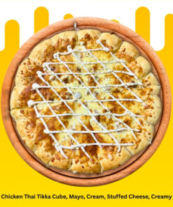 CHEESY CREAMY PIZZA